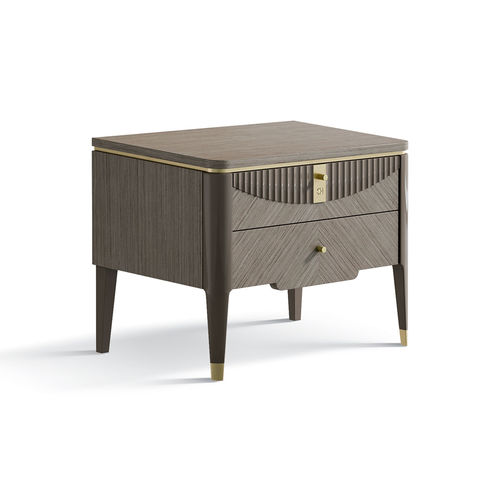 Moderner Nachttisch - 7322 - CARPANESE HOME - Holz / Gestell aus Holz / rechteckig