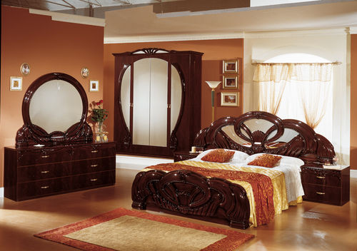 Doppelbett - GIADA - Ben Company srl Industria Mobili - Stil / Kopfteil / Nachttischen