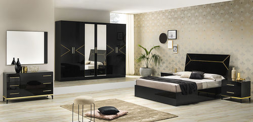 Doppelbett - ELEGANCE - Ben Company srl Industria Mobili - modern / Polster / Kopfteil