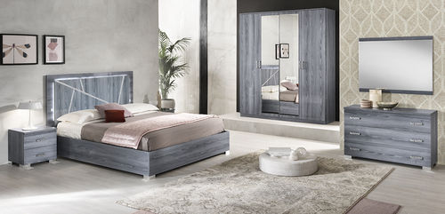 Doppelbett - NICOLE  - Ben Company srl Industria Mobili - modern / Polster / Kopfteil