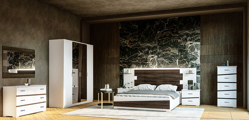 Doppelbett - GIULIA EUR - Ben Company srl Industria Mobili - modern / Polster / Kopfteil