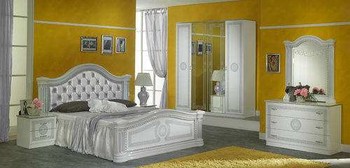 Doppelbett - SERENA - Ben Company srl Industria Mobili - Stil / Polster / Kopfteil