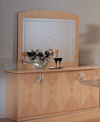 Modernes Sideboard - Elena - Ben Company srl Industria Mobili - Holzfurnier / beige