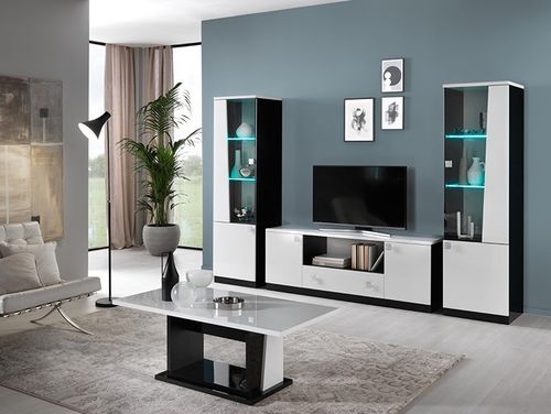 Moderner Couchtisch - ELISA  - Ben Company srl Industria Mobili - Holzfurnier / Gestell aus Holz / rechteckig