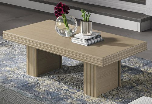Moderner Couchtisch - SONIA - Ben Company srl Industria Mobili - Eiche / Gestell aus Eiche / rechteckig