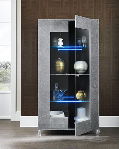 Moderne Vitrine - VITTORIA - Ben Company srl Industria Mobili - Zement / grau