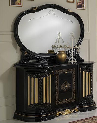Stil-Sideboard - BETTY  - Ben Company srl Industria Mobili - lackiertes Holz / mit Schubladen / schwarz