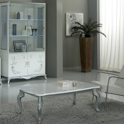 Stil-Couchtisch - Ben Company srl Industria Mobili - Zement / Gestell aus Metall / rechteckig