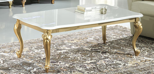 Stil-Couchtisch - SOFIA - Ben Company srl Industria Mobili - Zement / Gestell aus Metall / rechteckig
