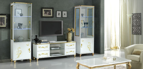 Stil-Geschirrschrank - SOFIA - Ben Company srl Industria Mobili - Holzfurnier
