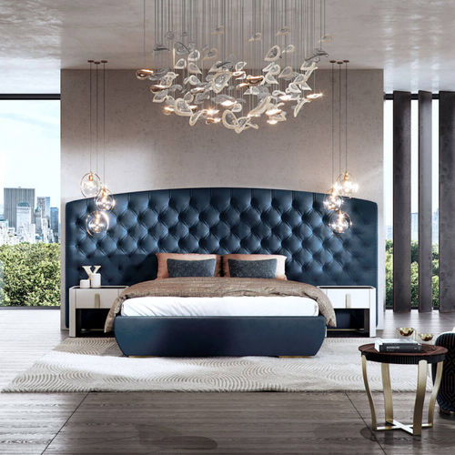 Doppelbett - KESY XL - Capital Collection - Chesterfield / Polster / Kopfteil
