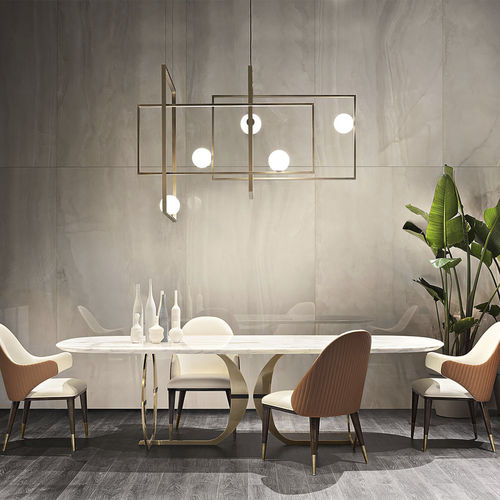 Moderner Tisch - Convivio - Capital Collection - Holz / Marmor / Gestell aus Metall