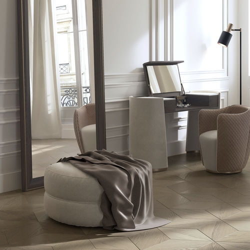 Moderne Ottomane - KAZAR - Capital Collection - Stoff / Polyurethanschaum / rund
