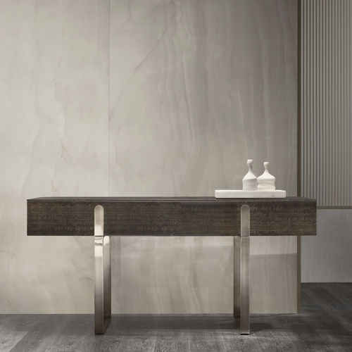 Moderner Konsolentisch - GRAND L-XL - Capital Collection - Holz / Gestell aus Metall / rechteckig