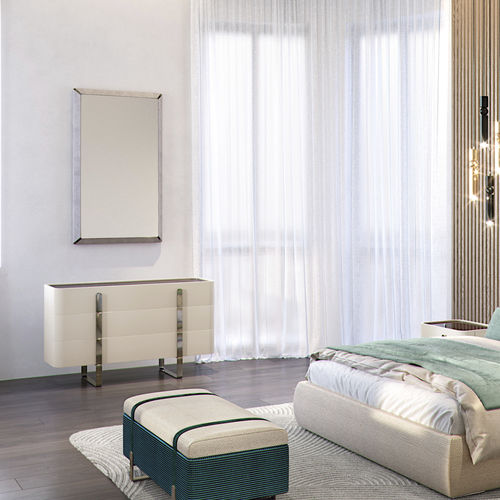 Moderne Kommode - EDEN - Capital Collection - Holz / Stahl / Polster