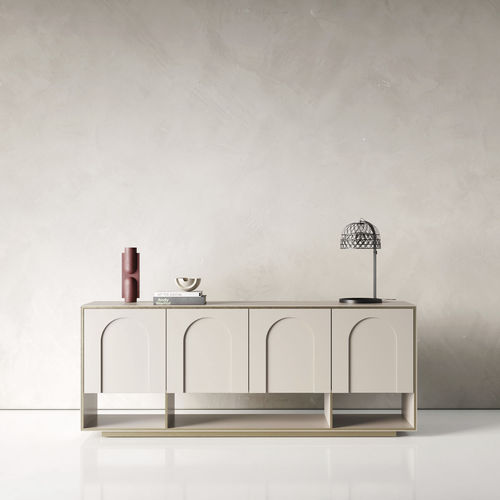 Modernes Sideboard - Palladio - Capital Collection - lackiertes Holz / Metall / mit integrierter Beleuchtung