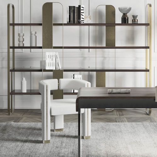 Moderner Stuhl - Mirage - Capital Collection - für den Innenraum / Stoff / Gestell aus Metall