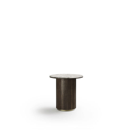Moderner Beistelltisch - Icaro - Capital Collection - Holz / Marmor / Gestell aus Metall