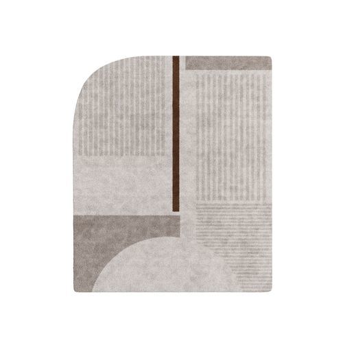 Moderner Teppich - Dolcevita - Capital Collection - mit geometrischen Motiven / Naturfaser / handgeknüpft