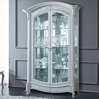 Klassischer Geschirrschrank - PRESTIGE - Casa +39 Arte & Stile - lackiertes Holz