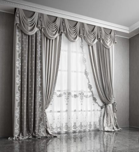 Motiv-Vorhang - AURA MODEL SOLO BALZA  - Chicca Orlando srl - Stoff