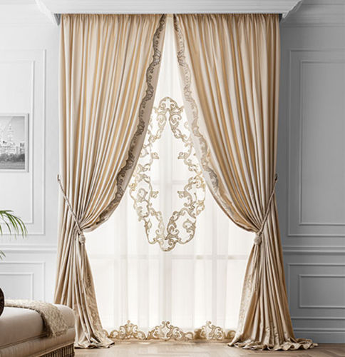 Einfarbiger Vorhang - PALAZZO MODEL 32  - Chicca Orlando srl - Motiv / Samt