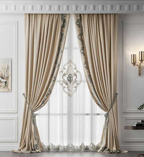 Motiv-Vorhang - TAIMYR MODEL 06  - Chicca Orlando srl - Samt / Satin / Seide