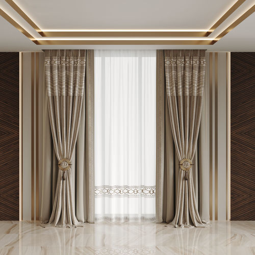 Vorhang mit geometrischen Motiven - VOGUE 47  - Chicca Orlando srl - Stoff