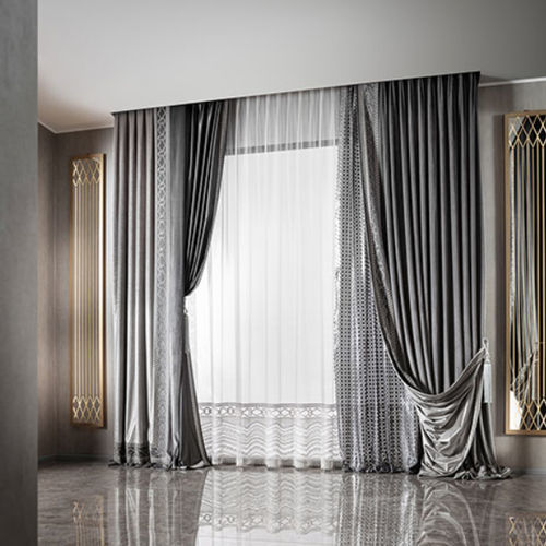Vorhang mit geometrischen Motiven - VOGUE MODEL 53  - Chicca Orlando srl - Stoff