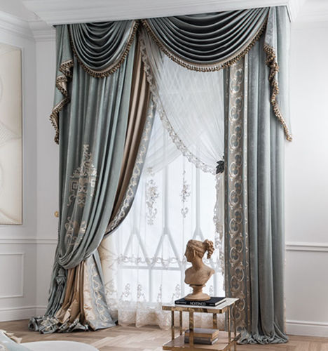 Motiv-Vorhang - VERSAILLES ALLOVER  - Chicca Orlando srl - Samt