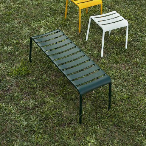 Moderne Gartenbank - STECCA - Colos - Aluminium
