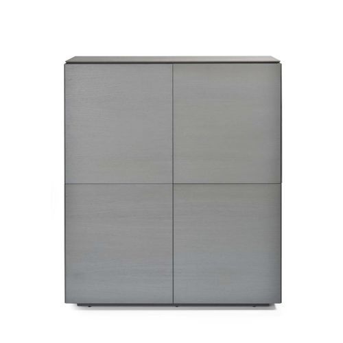 Hohes Sideboard - ARTEMIS - De-code, Lattas Nik. Spyridon - modern / Holz / mit Schwingtür