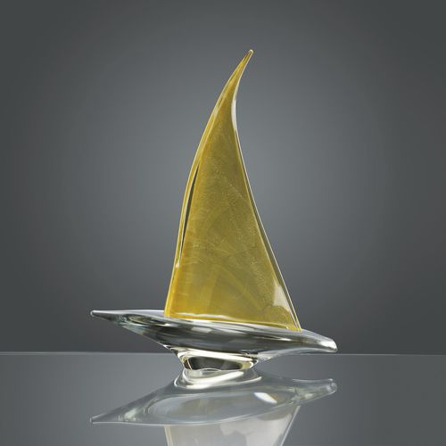 Kristallskulptur - BOAT - Duccio di Segna srl - für Gewerbegebrauch