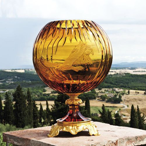 Stil-Vase - SPHERE - Duccio di Segna srl - Kristall / Bronze