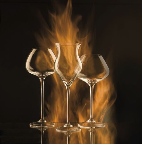 Glas mit Stiel - LUXURY - Duccio di Segna srl - Kristall / für Gewerbegebrauch