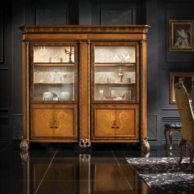Stil-Vitrine - MF061 - Ebanart srl - Glas / Holz