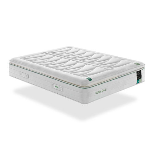 Doppelbett-Matratze - Dublin Dual - Ecus Sleep, S.L.U. - Federkern / 150x190 cm / grau