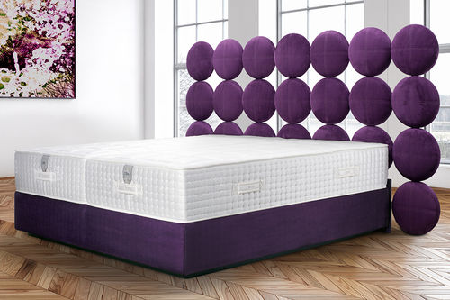 Doppelbett - 1051 - Elite Sa - modern / Polster / gepolstertes Kopfteil