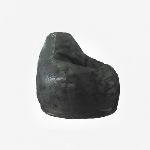 Moderner Sitzsack - BANANA - Estetik Decor - Stoff / Leder / schwarz