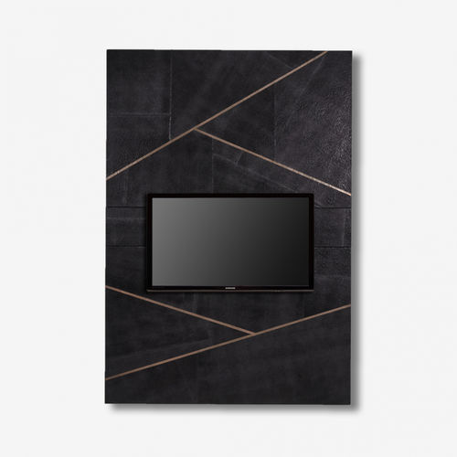 Moderne TV-Wandhalterung - POCH - Estetik Decor - stationär / Leder / für Privatgebrauch