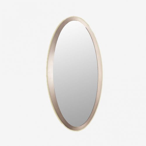 Wandmontierter Spiegel - IVA - Estetik Decor - modern / oval / Metall