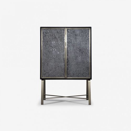 Hohes Sideboard - ELY - Estetik Decor - modern / Holz / Metall