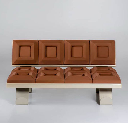 Sofa / originelles Design - CIOCCOSOFÀ - Gugliermetto Experience - Stoff / mit Armlehnen / mit abziehbarem Bezug