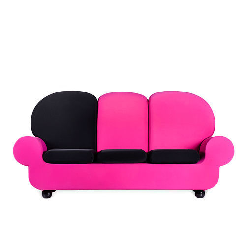 Sofa / originelles Design - PAPÌ COLORS - Gugliermetto Experience - Stoff / mit Armlehnen / mit abziehbarem Bezug