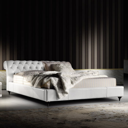 Doppelbett - GEORGE - Lof's - Interior - - klassisch / Polster / Kopfteil