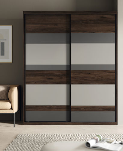 Modul-Kleiderschrank - Flag  - Mobenia - modern / Laminat / mit Schiebetür