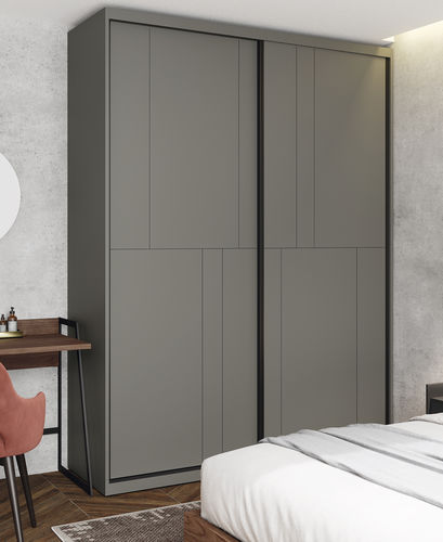 Modul-Kleiderschrank - Keyboard - Mobenia - modern / Laminat / mit Schiebetür