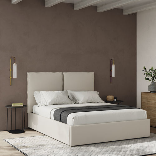 Kopfteil für Doppelbetten - Noa - Mobenia - modern / Stoff / beige