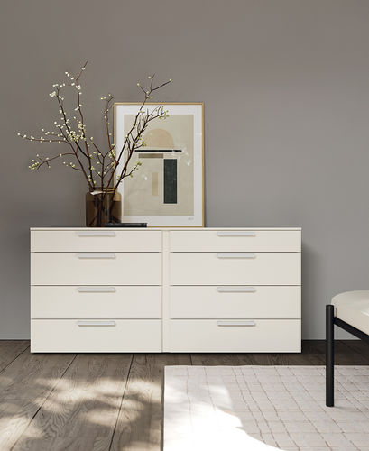 Moderne Kommode - Sab  - Mobenia - Laminat / rechteckig / mit Schublade