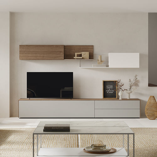 Wandmontiertes Regal - Step - Mobenia - modern / lackiertes MDF / melaminbeschichtet